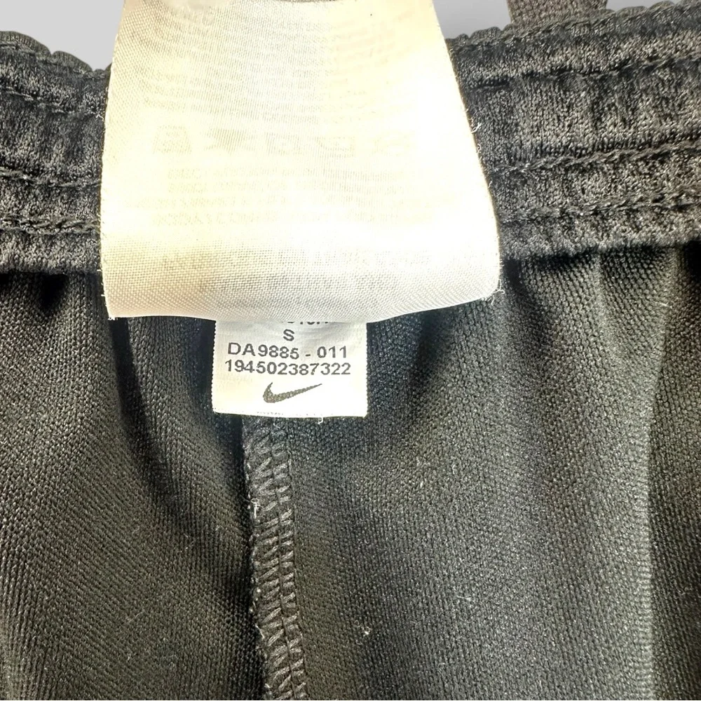 Nike Dri-FIT Black Athletic Pants Women S Elastic Drawstring Zip Ankle Pockets - Picture 11 of 11